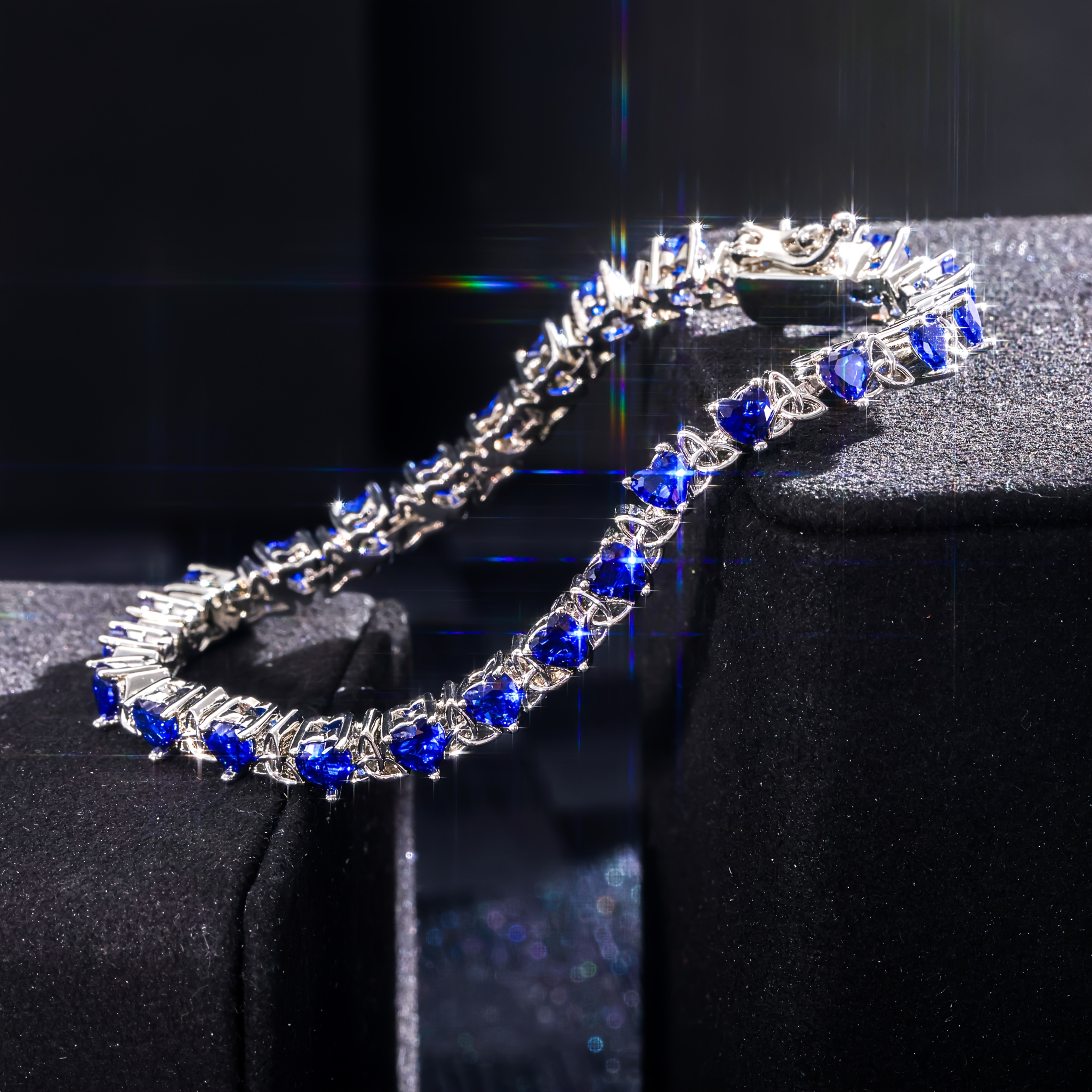 Women's 925 Sterling Silver Sparkling Zirconia Bracelet — Stylish Gift